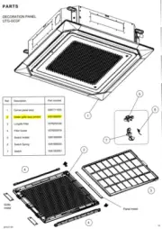 FUJITSU K9381690091 aka 9381690091 INTAKE GRILLE ASSY HY