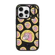 iPhone 16 Pro Impact Ring Stand Case MagSafe Compatible Emotional Support Buppy by Mel Stringer