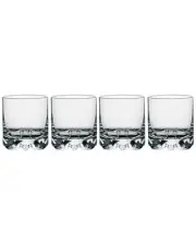 Orrefors Set Of 4 Erik Double Old-Fashioned Glasses