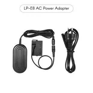 Andoer ACK-E8 交流電源 LP-E8 假電池適配器相機充電器適用於佳能 700D 650D 600D 550