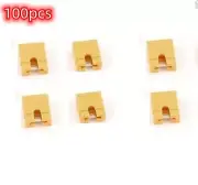 100Pcs Yellow 2.54mm Jumper Cap Jumper Short Circuit Cap Cont