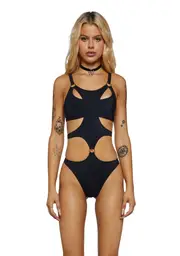 [The Ragged Priest] Element Cut Out Swimsuit