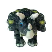 Johnco Plush Dinosaur Soft Cuddly Toy Triceratops 18x37cm Kids/Children 3y+