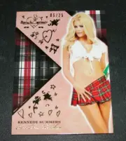 2018 Benchwarmer KENNEDY SUMMERS Hot For Teacher #33 Gold Foil/25 Playboy PMOY