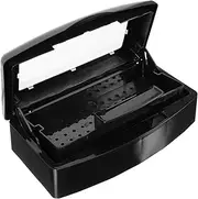 DINHEAROM Box Nail Art Tool Sterilizer Tray Organizer for Tweezers Manicure Equipment and Hair Cutters Durable Compact and Easy to Clean for Home Professional Use
