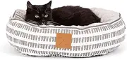 Mog & Bone Reversible Cat Bed,, Latte White Mosaic