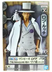 Bandai The Grandline Men Vol.23 One Piece Rob Lucci Anime New in Sealed Box
