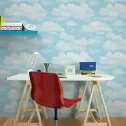 Fresco 51-058 Blue and White Cloud 9 Wallpaper