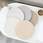 Dining Table Decor Set of 5 Placemats Heat Resistant Coasters for Kitchen