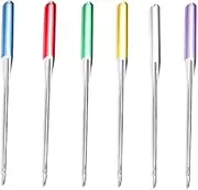 SHINEOFI 12pcs Sewing Machine Needles Set Multifunctional Sewing Accessories for Home Machine Professional Needles for Knits (4 Sizes Random Colors)