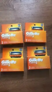 Gillette Fusion 5 2 Cartridge 4pack Total 8 Cartridge