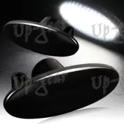For Nissan Leaf Juke Cube Smoke Lens White LED Turn Signal Side Marker Lights (for: Nissan)