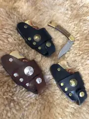 Quick Draw Knife Sheath - USA Hand Made for Buck 110 Type Lock-Back Knife