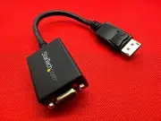 StarTech DP2VGA2 Display Port to VGA Video Adapter - Black
