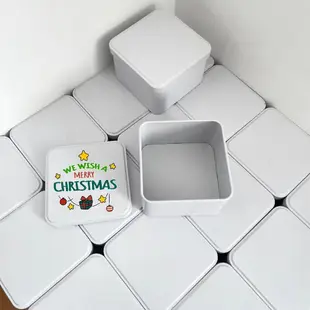 【現貨】【馬口鐵盒】白色鐵盒 馬口鐵盒 周邊 收納盒 卡片盒 明信片 生寫 印刷 圖案 禮品 空鐵盒