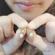 【焦糖小姐 Ms caramelo】 925純銀鍍14K黃 淡水珍珠耳環(日風設計珍珠耳環)