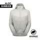 【Mammut 長毛象】Convey WB Hooded Jacket AF 防潑水連帽風衣外套 男款 鉑金灰 #1012-00530