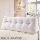 Triangular Wedge Pillow Soft Headboard Large Filled Reading Cushion For Sofa Bed