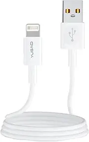 AIMALL 1m/2m Fast Charging Cable USB to Lightning Durable High-Speed Charger for iPhone iPad Apple Devices