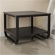 Printer Stand 2-Tier Printer Stand Desktop Printer Stand Steel Frame Desktop Storage Stand Printer Table for Home Office Printer Stand with Storage (Color : Black, Size : 50 * 50 * 45cm)