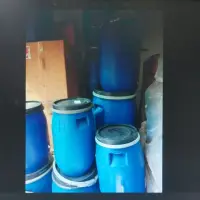 在飛比找蝦皮購物優惠-（自取）二手台製30L  ~160L 藍色 塑膠桶 化學桶 