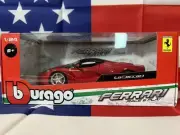 NEW UNUSED FERRARI LA FERRARI 1 24 METAL DIE CAST CAR BBURAGO ITALIAN RED
