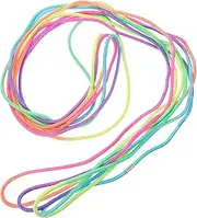 SUPVOX Rubber Jump Rope Outdoor Skipping Rope for Colored Fitness Exercise Rope Hand Finger Rope for Boys and Jumping