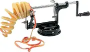 GEFU Delicio 3 in 1 3 in 1 Apple Peeler, Silver/Black, 13560
