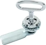 GUMIFA 1 Pcs Thumb Operated Offset Cam Lock with Key, Thumb Cam Lock for Machine Cabinet Drawer