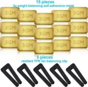 20 PCS Ceiling Fan Balancing Kit Self-Adhesive 3G Weights by HFYHWT