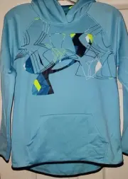 New Under Armour blue pulllover hoodie girls youth size XL extra large #02