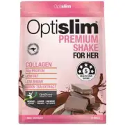 Optislim Optiman Premium Shake Protein Powder For Her 1.68kg Chocolate