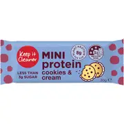 Keep It Cleaner Mini Protein Cookies & Cream Bar 30g