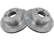 TRQ 74TW95N Front Brake Rotor Set Fits 1990-1998 Jeep Cherokee 4WD (for: Jeep)