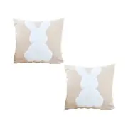 SOGA 2X 45cm Light Tan Throw Pillows – Square Cushions