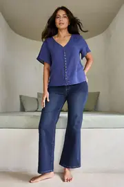 Easy As Pull On Jeans--BOHO-1087