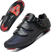 Women Cycling Shoes Road Bike Riding Shoes SPD Indoor Outdoor Cycling Shoes with Look Delta Cleats