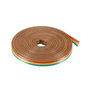 6Pin Flat Ribbon Cable IDC Rainbow Color 16.4 Feet