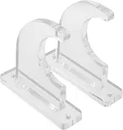 BIUDECO Acrylic Wall Guitar Holder Wall-mounted Guitar Rack Sword Mount for Display Space-saving Stylish