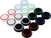 SUBANG 16 Pieces Silicone Noctilucent Thumb Grip Caps Controller Joystick Cap Covers for PS-Series, Xbox-Series Analog Stick Caps Replacement