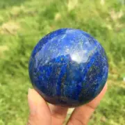 Natural Lapis Lazuli Sphere Crystal Specimen Reiki Heal Divination Prophecy