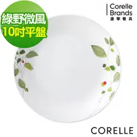 在飛比找PChome24h購物優惠-CORELLE 康寧綠野微風10吋平盤