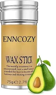 ENNCOZY Hair wax stick, hair wax stick, wax stick for hair, hair finishing stick, broken hair cream finishing sticks, styling pomade for small, flying away, broken hair, 75 g