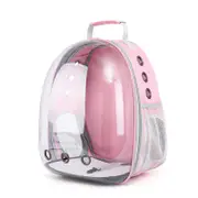Ozoffer Pet Carrier Bag Outdoor Travel Transparent Backpack Cat Dog Breathable