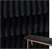Bench Cushion Cover Only for Long Window Seat 120 x 40 150x45 100x35 Bench Pad Covers 5cm Thicken for Indoor Outdoor Kitchen Tatami Garden(Black,80x45x5cm)
