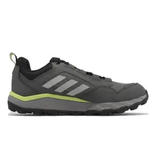 【adidas 愛迪達】戶外鞋 Terrex Tracerocker 2 GTX 男鞋 深灰 綠 防水 越野 登山鞋 愛迪達(GZ3961)