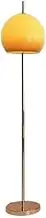 Modern Round Indoor Floor Lamp for Bedroom Living Room Study Room Office Dimmable LED Floor Lamp with Remote Foot Switch Reading Floor Lamp Standing Light