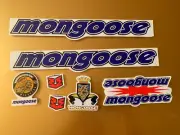 Bmx NOS MONGOOSE Decals Stickers BMX Old School