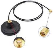 CORONIR 4G LTE Antenna Magnetic Mounting Base with 10ft SMA Male Antenna Extension Cable for 4G LTE WiFi Router Gate3way Modem Hotspot Adapter Mobile Cell Phone Signal Booster Cellular Amplifier