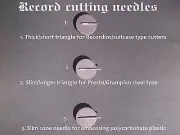 Record lathe cutting stylus presto vinyl record rek-o-kut RCA Wilcox-gay